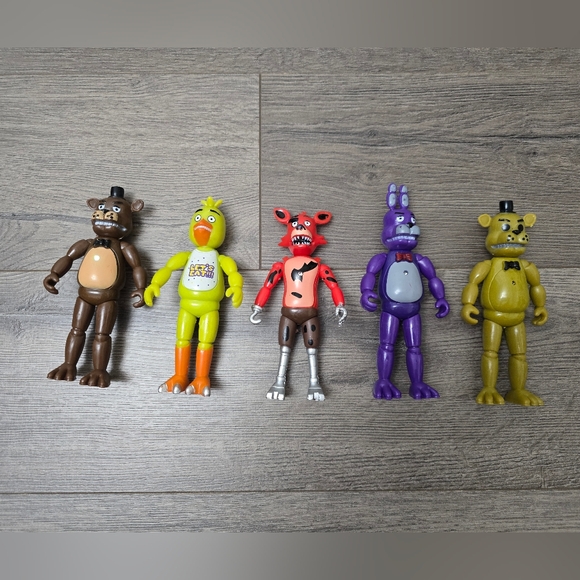 Five Nights at Freddy's (FNAF) action figures Set Of 5 Light Up